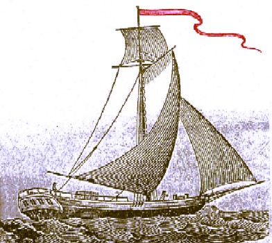 Sloop Used as Packet Boat